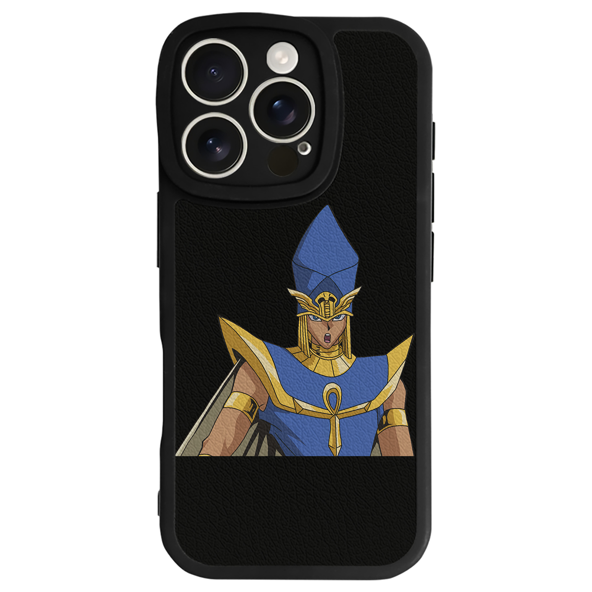遊☆戯☆王 Yu-Gi-Oh! 【iPhone 16シリーズ対応】シリコンスマホケース（レザー調） 材質：シリコン